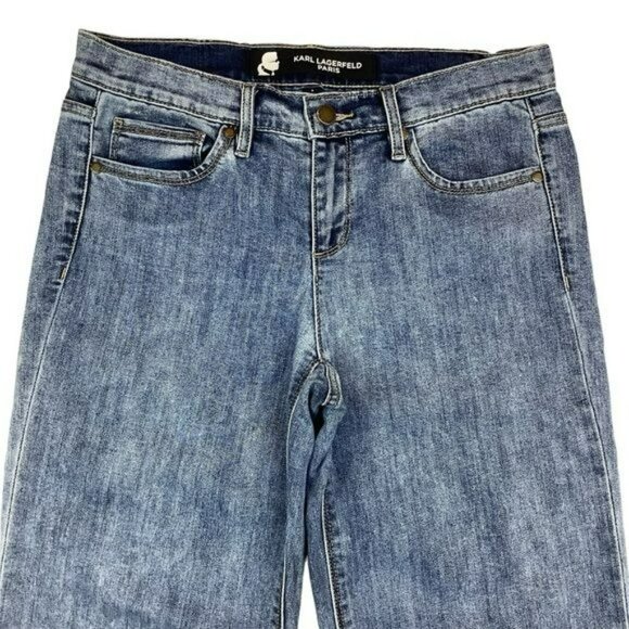 Karl Lagerfeld Paris Womens Cropped Jeans Size 4 - Picture 2 of 12